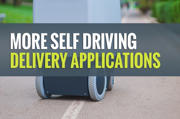 More Self-Driving Delivery Applications