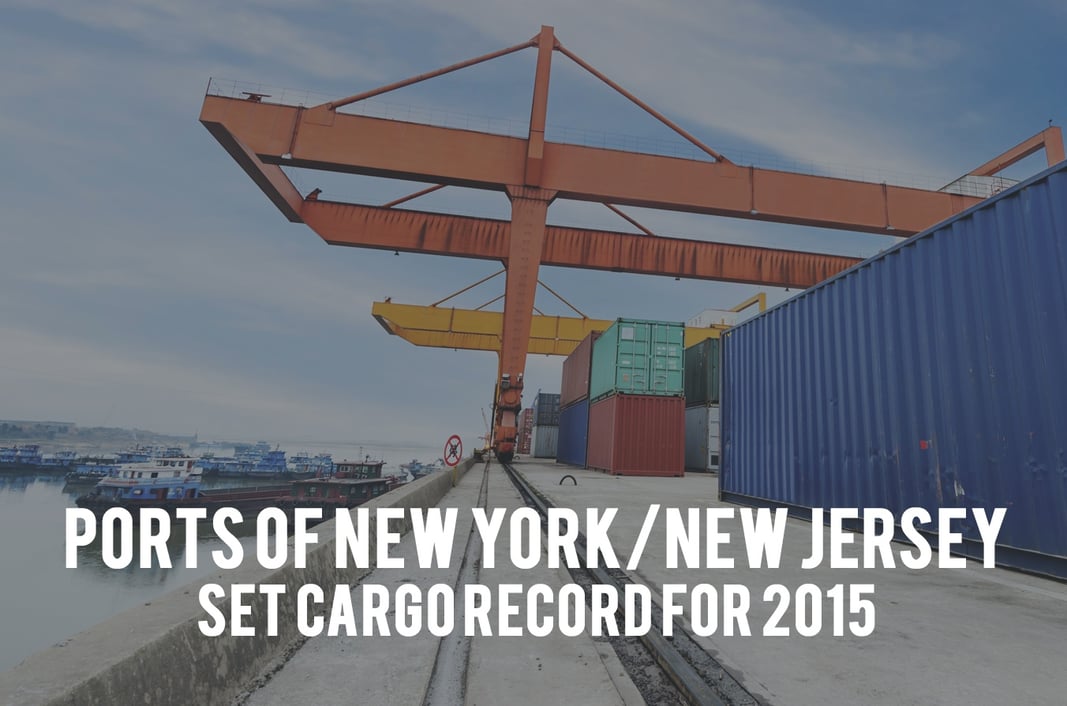 Ports of New York / New Jersey Set Cargo Record for 2015