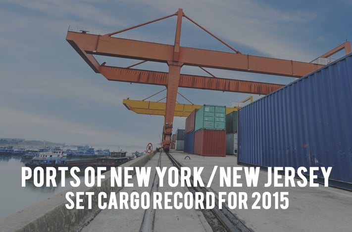 Ports of New York / New Jersey Set Cargo Record for 2015